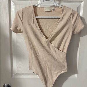 Wilfred Light Pink Wrap Bodysuit